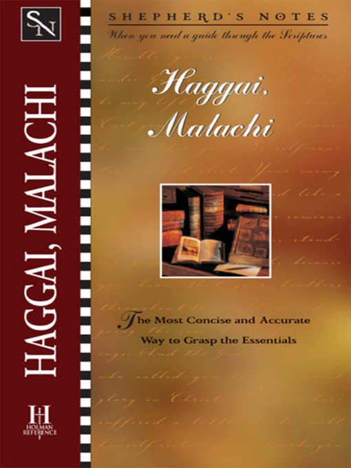 Title details for Haggai/Malachi by Barry  E. Morgan - Available
